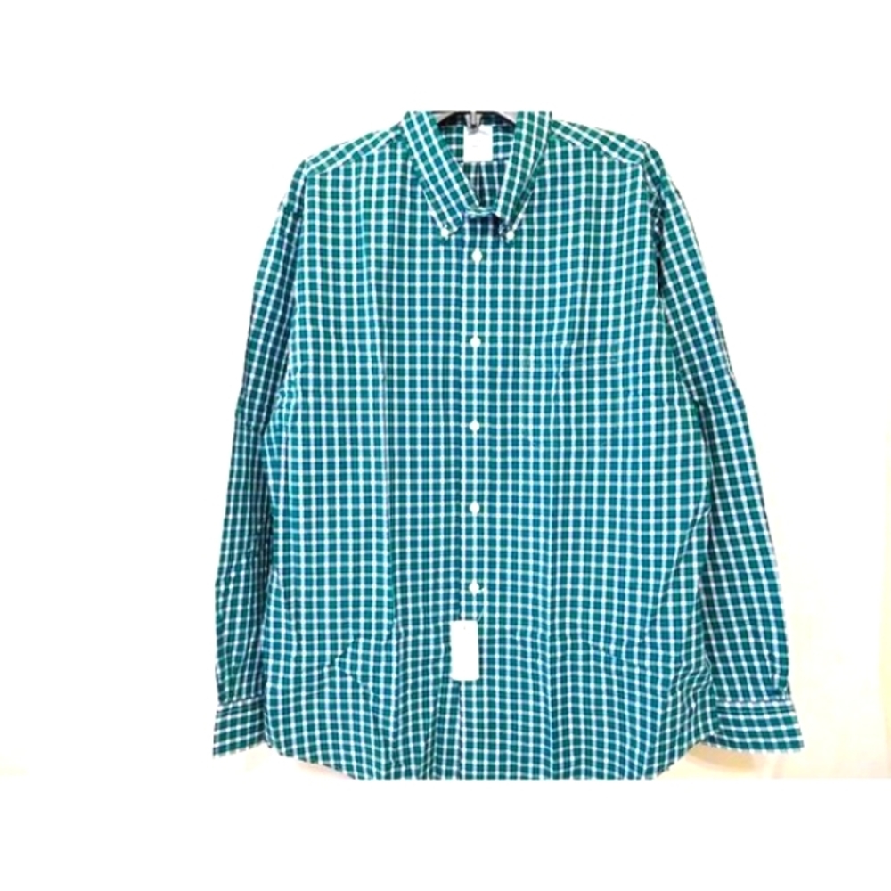 Original Penguin Men Mini Plaid Long Sleeve Shirt Large L New Menwomenstyles